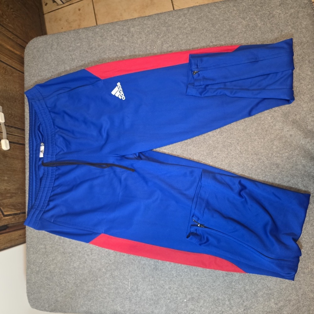 Adidas Tiro Track Pants Blue Red Large L1